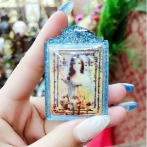 Ajahn Akradi's own amulet, the master's own amulet, Thai amulet, the master's amulet, the first phase of the Dharma Assembly version