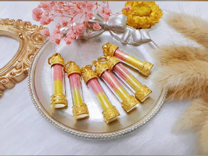 Achan Lex Lucky & Romantic Two-Color Amulet 💕 Double Amulet Double Effect One-Time Possession Scripture/Wealth/Career/Charm/Popularity Holy Item