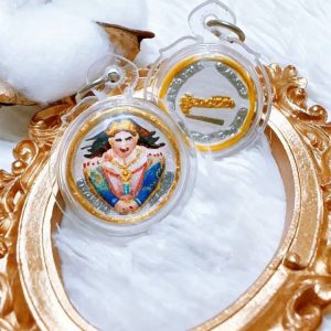 Ajan Akradi Peach Blossom Iba Iba Goddess Buddha Amulet Popularity Charm Hand-painted