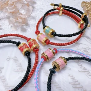Super popular 🔥Five Sutras🔥Transfer Amulet Sutra All-round Bracelet Bracelet Transfer Amulet for Wealth/Evil Abjuration/Charm/Health